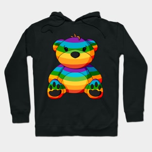 Rainbow Teddy Bear Hoodie